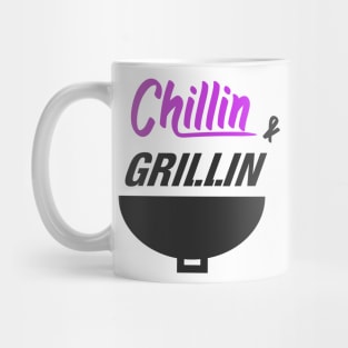 Chillin' and Grillin' Design Mug